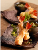 CROUSTILLANTS DE GAMBAS AU MIEL D’ORANGER LUNE DE MIEL® 