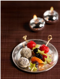 PLAISIR DE FRUITS AU MIEL D'ORANGER LUNE DE MIEL®, ET TRUFFES EN CHOCOLAT